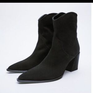 Zara Black Ankle Boots